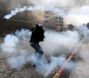 Clashes near the northern entrance to Qalqilya