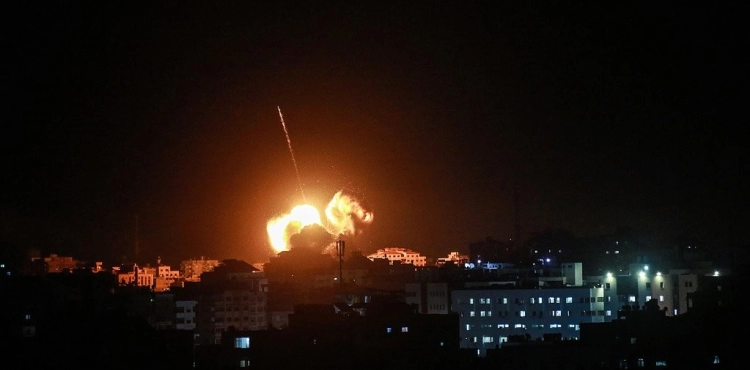 Israeli shelling on Gaza now